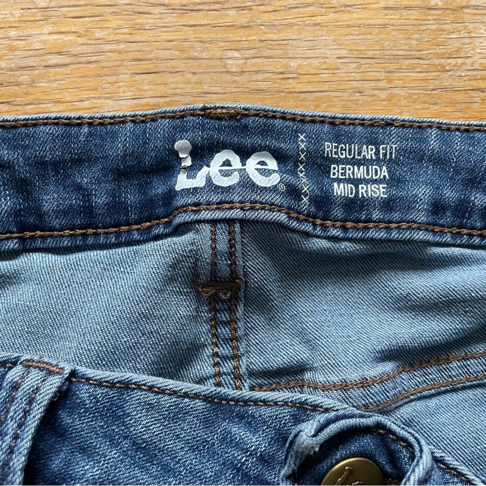 Lee Mid Rise Bermuda Denim Shorts - Picture 3 of 9